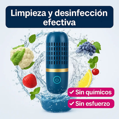 Purificador de Frutas y Verduras - Elimina hasta el 99% de pesticidas, bacterias y residuos invisibles en solo 10 minutos