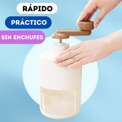 Tritura hielo sin esfuerzo y sin electricidad