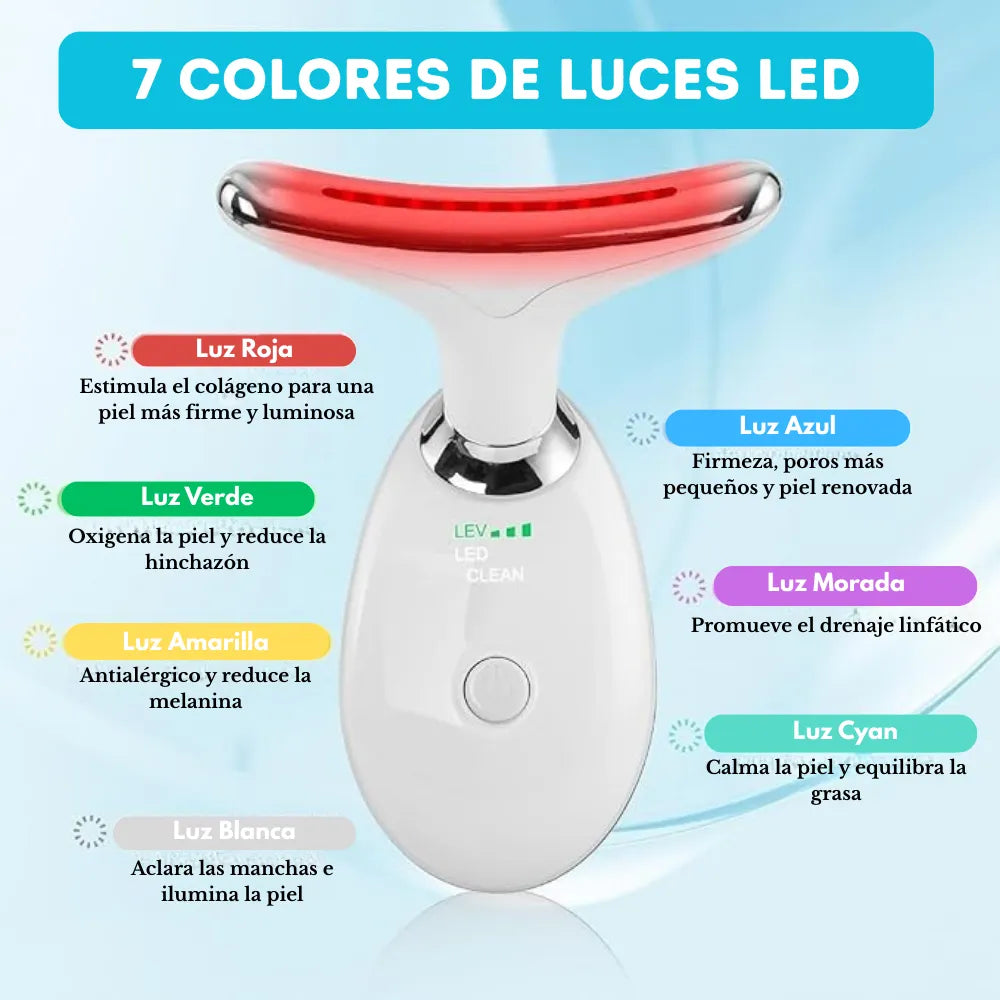 Masajeador Facial Eléctrico para Reafirmar y Rejuvenecer la Piel