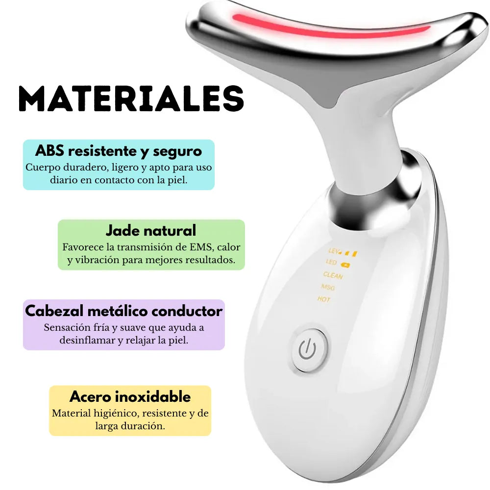 Masajeador Facial Eléctrico para Reafirmar y Rejuvenecer la Piel
