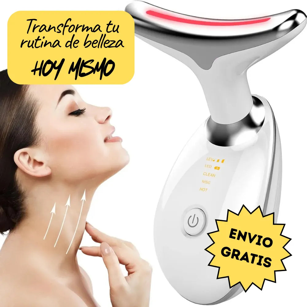 Masajeador Facial Eléctrico para Reafirmar y Rejuvenecer la Piel